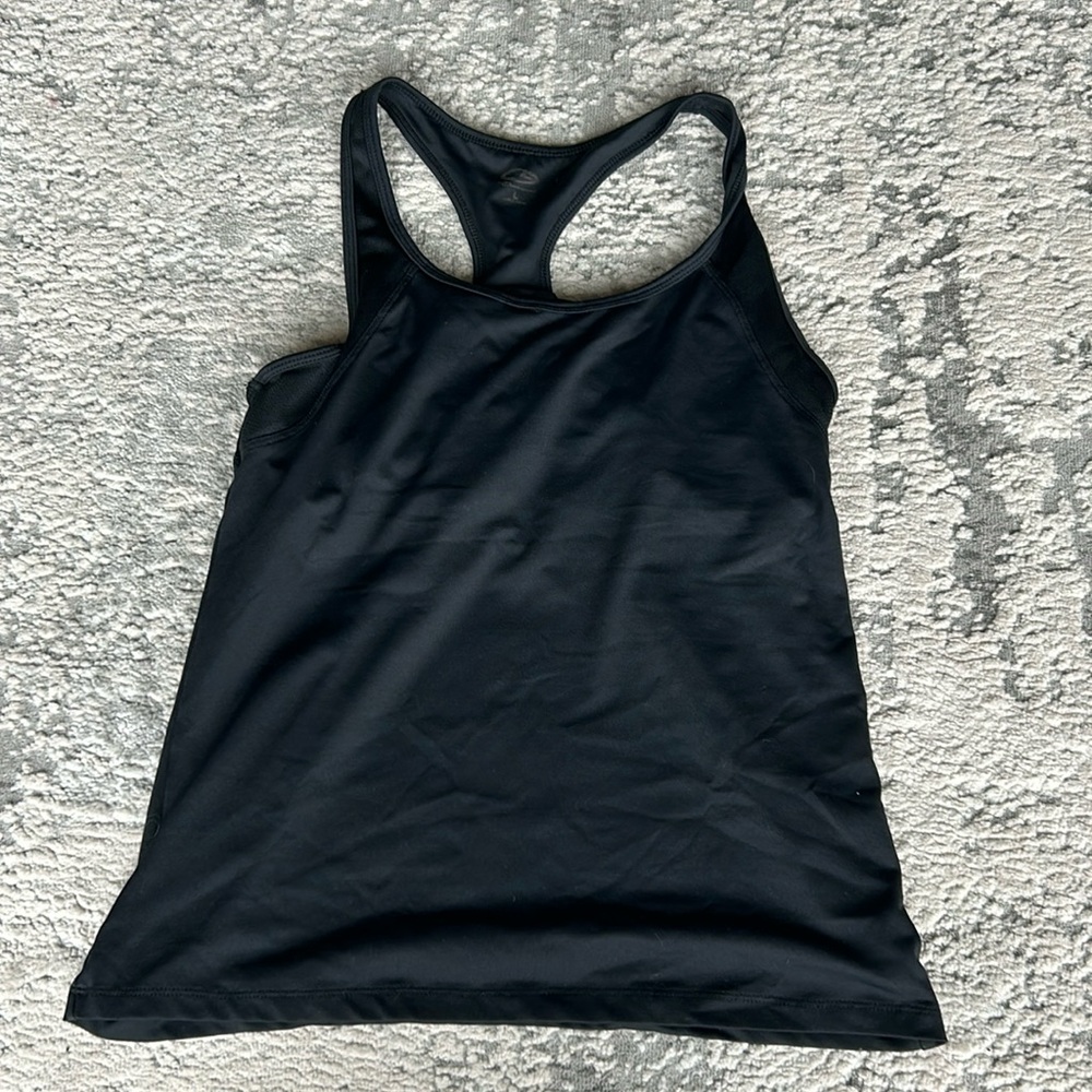 Black tank top